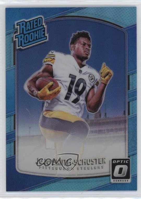 2017 Donruss Optic Rated Aqua Prizm /299 JuJu Smith-Schuster #176 Rookie RC