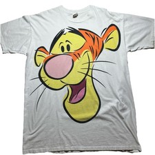Vintage 90S Disney Winnie The Pooh, Tigger, Big Face T-Shirt
