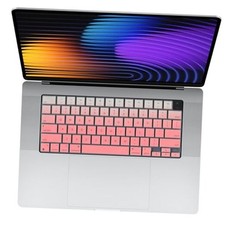 MacBook Keyboard Cover for 2021-2025 MacBook Air/Pro 13 14 15 16 Ombre Pink