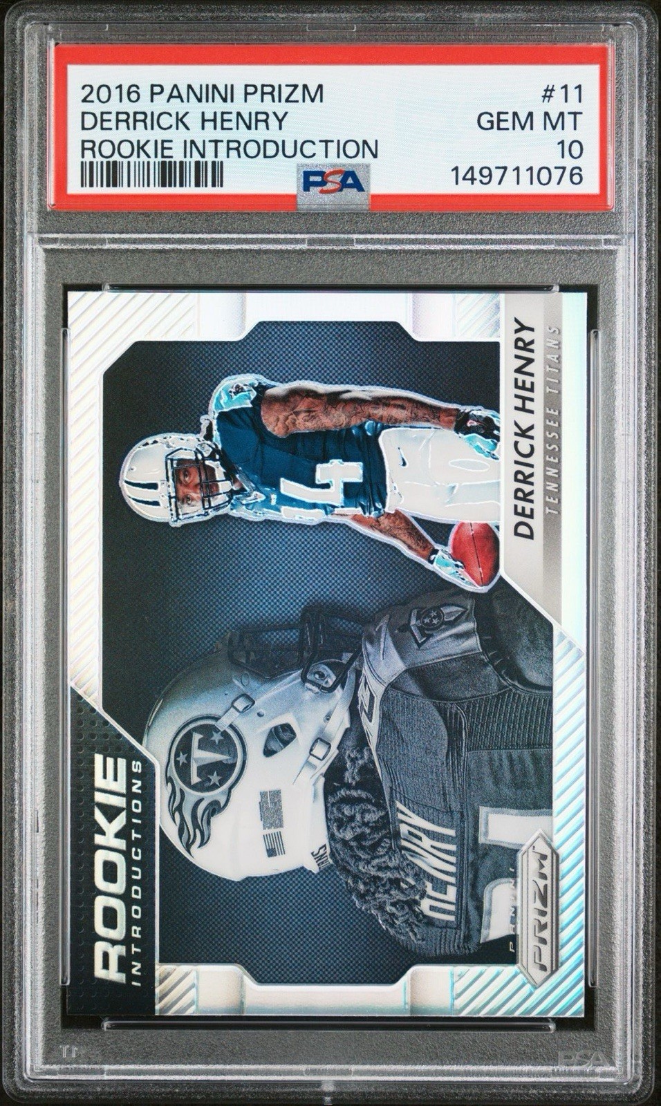 Derrick Henry Panini Prizm Rookie Introduction #11 Base