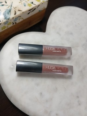 Lot of 2 Huda Beauty Liquid Matte Lipstick SWEET TALKER 1.9mL Travel Size sealed
