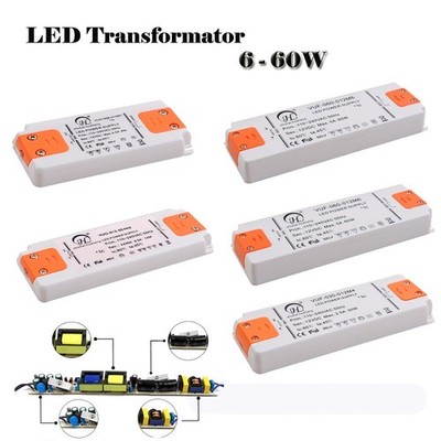LED Driver Transformator 12V DC 20W 30W 60W Netzteil Treiber G4 MR16 LED Trafo