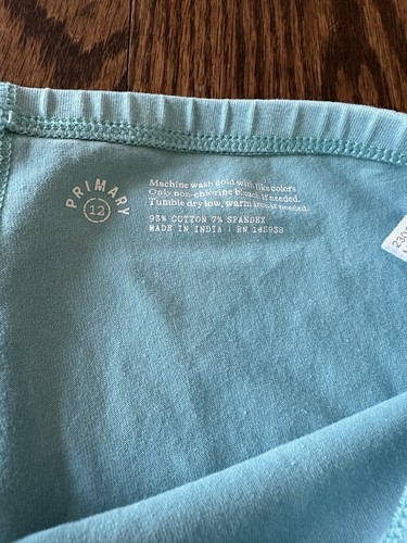 Primary Girls Size 12 Under Shorts Set of 2 Light Blue Purple Cotton Cartwheel - Picture 3 of 10