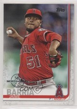 2019 Topps Factory Set 582 Montgomery Club Jaime Barria #206 0b3