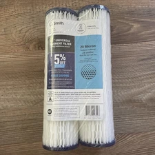 Sealed - AO Smith 2.5" Whole House Sediment Filter 2-Pack AO-WH-PRE-RP2, 1074309