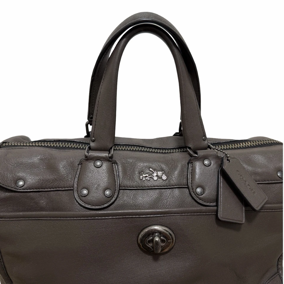 Bolso de Mano COACH Cuero Grano Rhyder en Marrón Bolso de Hombro Estilo 33689 Foto 3 de 4