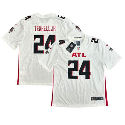 Atlanta Falcons NFL Trikot (Größe 14-16Y) Kinder Nike Road Top - Terrell JR - Neu
