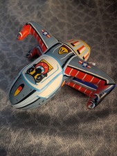 Vintage Space Patrol Ship 1999 X-24 Sturdy Vinyl Plush toy Thunder Bolts