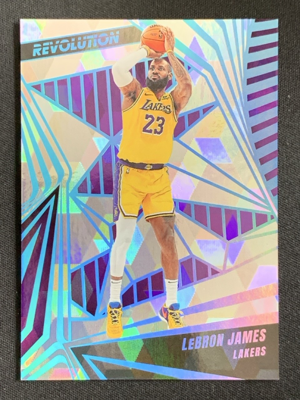 Lebron James 2024-25 Panini Revolution Cubic Base /50 #88