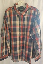 Flying Scotsman Men’s button down shirt Made in USA XXL Multicolor plaid