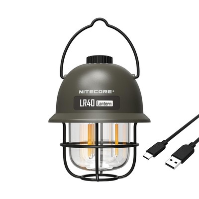 NITECORE LR40 Multifunctional Rechargeable Camping Lantern 100 Lumens w/ Eco-Sen