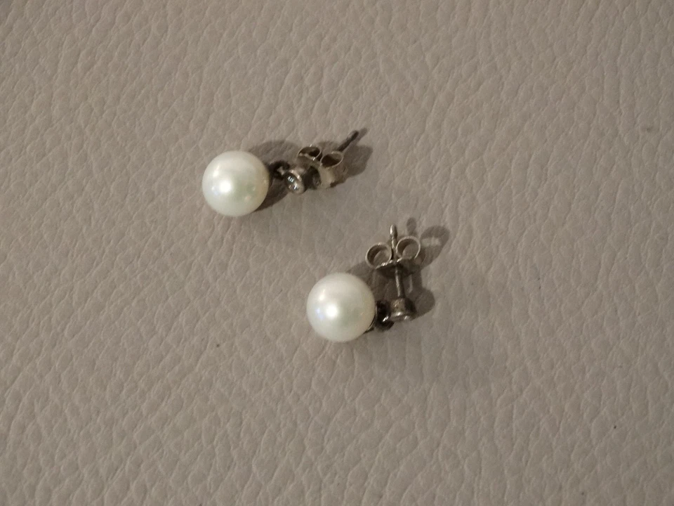 PANDORA OHRRINGE, 925/SILBER mit Zuchtperlen - Bild 2 von 4