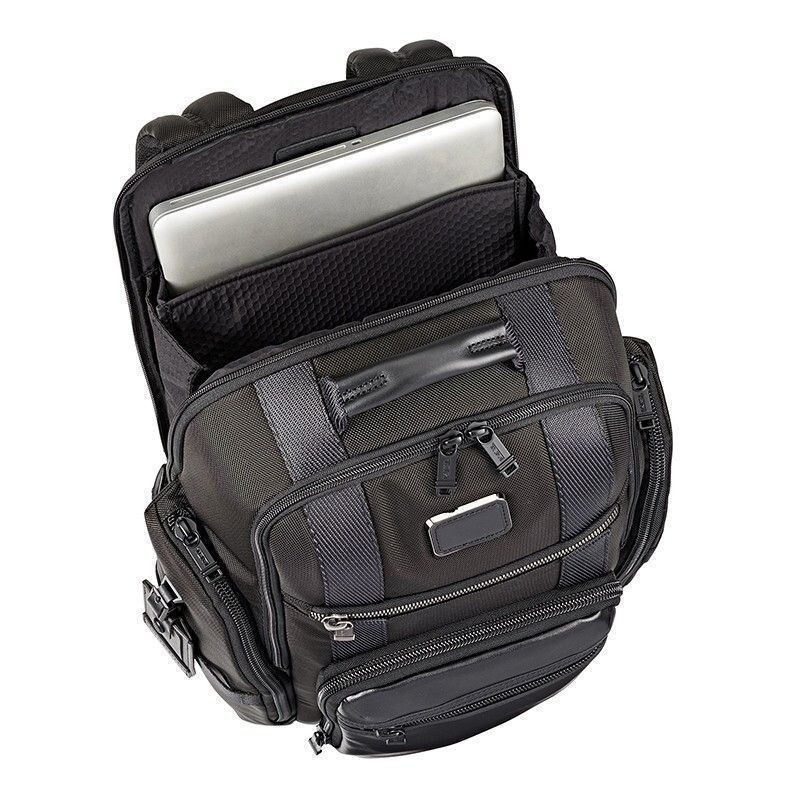 TUMI ALPHA BRAVO Shepherd Deluxe Brief Pack Black Backpack
