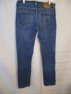 Levi's 511 Cotton Blend 32 x 34 Skinny Fit Medium Rinse PREMIUM BLue Jeans