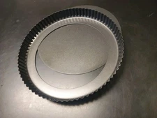 12 Inch Nonstick Tart Pan with Removable Bottom Carbon Steel Quiche and Pie P...