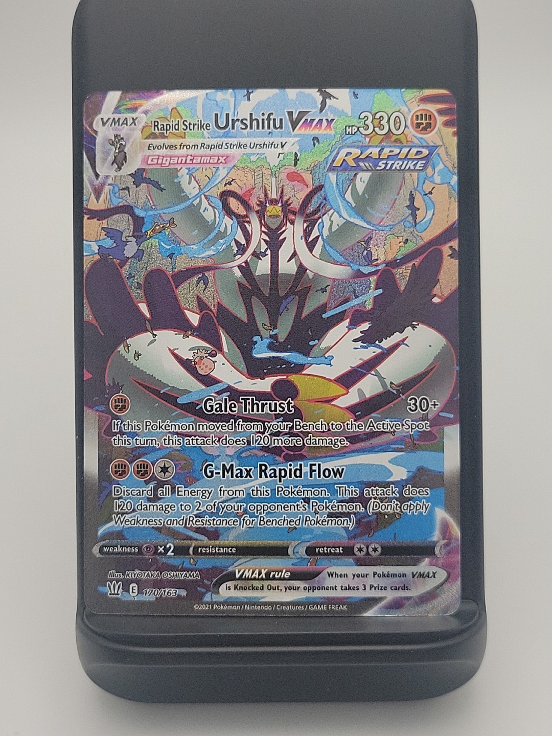 Rapid Strike Urshifu VMAX 170/163 Battle Styles Holo Near Mint Alternate Art