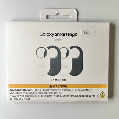 Samsung Galaxy SmartTag2 4-Pack Bluetooth Tracker - EI-T5600KMEWMT - New