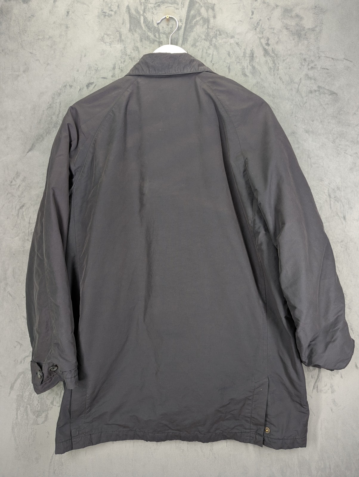 VTG Polo Ralph Lauren Black Barn Jacket with Removable Wool Liner Size Small image 7