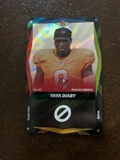 Yaya Diaby SSP 2025 Uno Elite Alt Jerseys Wild Card Flux #042 Tampa Bay Bucs
