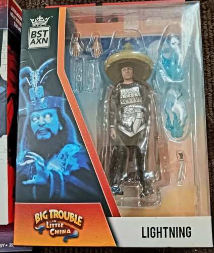 Big Trouble in Little China Lighting Action Figure Blue BST AXN Three Storms 3