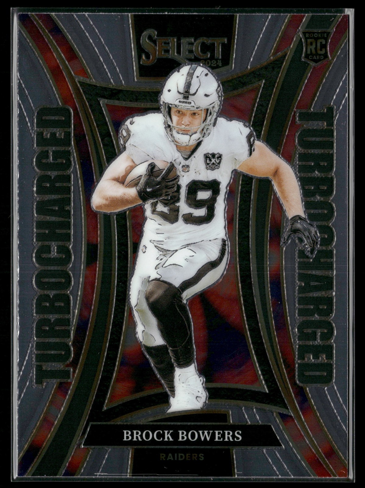 2024 Panini Select #6 Brock Bowers Turbocharged