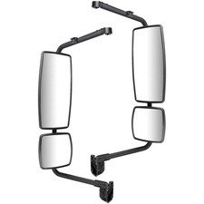 Truck Side Hood Mirrors For International Durastar 4300 4400 7400 7600 8500 8600