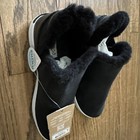 NEW OluKai Malua Hulu Women’s  7 Onyx Black Slip On Boots/Shoe — photo 4