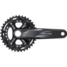 Image of Shimano Deore FC-M5100 chainset; 11-speed; 48.8 mm chainline; 36/26T; 175 mm