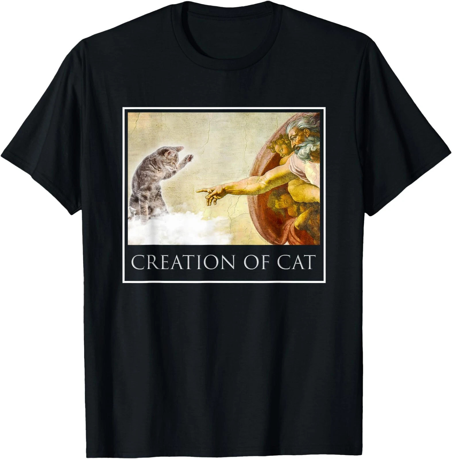 Creation of Cat - Funny Cat T-Shirt , Unisex Tee