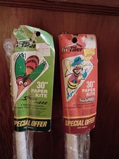 Vintage Hi-Flier Paper Kites Stinger McBee Bum Bull Bee Lot Of 2 1970s