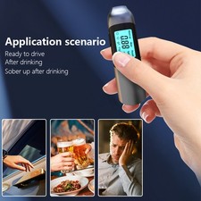 Alcohol Tester Portable High Accuracy Breathalyzer Non-Contacting Breath OUEA
