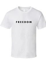 Freedom Charlie Kirk T Shirt Memorial Many Colors Mens Unisex