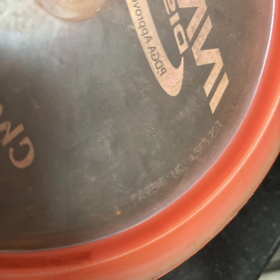Innova Champion Orc PFN w/ Patent # Pink Clear w/ Green Foil 163g Used - Image 4 of 4