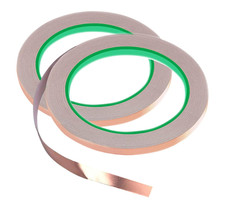 2pcs Copper Tape with Double-Sided Conductive Copper Foil Tape Self Adhesive 1/4