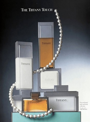 1989 TIFFANY Perfumed Bath & Body Collection The Tiffany Touch PRINT AD