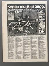 1977 Kettler Alu-Rad 2600 Fahrrad 70s retro Vintage Ad Werbung Reklame