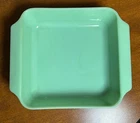 Vintage Anchor Hocking Jade-ite Fire King 2000 Baking Casserole Dish 8"x8"