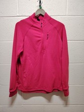 Ladies RAB Bright Pink Nexus Pull On Waffle Fleece UK 14 CG N54