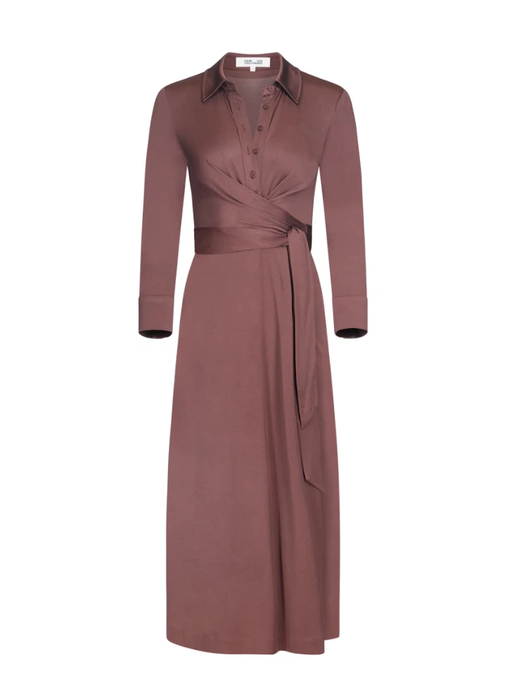 dresses for wedding guest midi Ever-Pretty Elegant Pleated Chiffon Midi Semi Semi Formal Dress with Ruffled Sleeves Occasion Dress