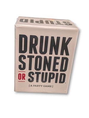 Drunk Stoned Or Stupid A Party Game For You & Your Stupid Friends New Sealed 
