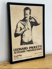 LEONARD PAOLETTI Signed  &ldquo;attitudes: Provincetown&rdquo; Poster | 1980 Sectrets