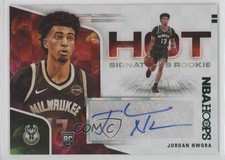 2020 Panini NBA Hoops Hot Signatures Rookies Green Jordan Nwora #HR-JNW Auto 0c6