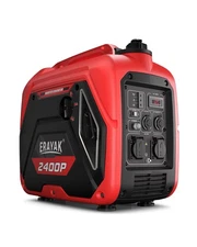 2400W Portable Inverter Generator for Home Use, Super Quiet Small Generator f...