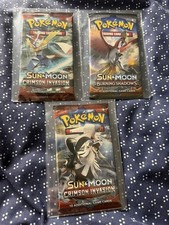 3x Pokémon TCG Sonne & Mond Brennende Schatten | 2017 Neu und Sealed 