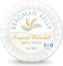 - Hotel Soap Bars in Bulk - Tropical Waterfall, 1 oz, 100 PK - Small Individu...