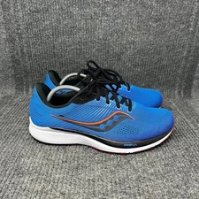 Saucony Guide 14 Blue Black White Athletic Running Shoes Mens 11 S20654-130
