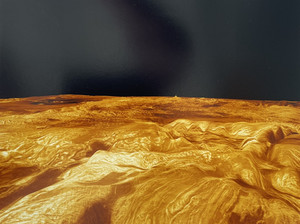 VINTAGE SPACE NASA PHOTO VENUS MAGELLAN JPL KODAK PAPER