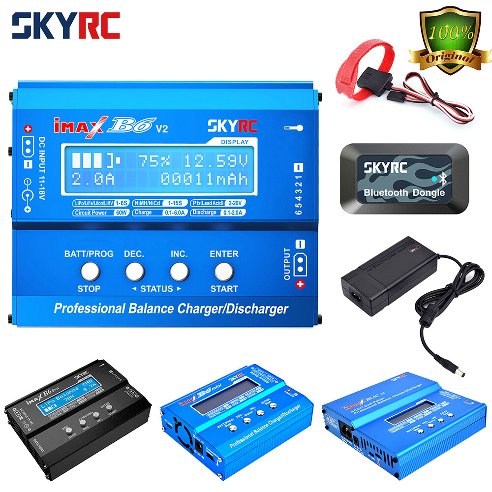SKYRC iMAX B6AC V2 充電器【正規品】 no6 IMAX B6AC V2 バランス充電器 放電器（純正）☆ホビー