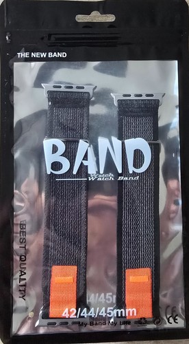 2 Pack Alpine Loop Nylon Band Compatible w/ Apple Watch Adjustable Metal C-Hook - Picture 1 of 6