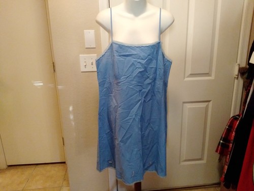 Robe & Gown Sleepwear Set SZ L NWT CABERNET 2 Piece 100% Cotton Sky Blue - Picture 3 of 16